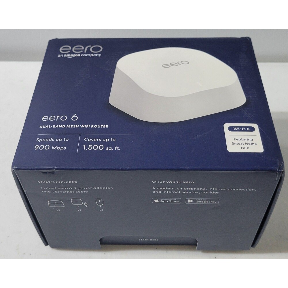 eero 6 tri-band mesh wifi router New